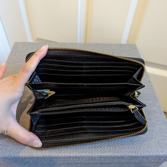 Kate Spade Morgan Zip-around Continental Wallet BLACK - Picture 9 of 11